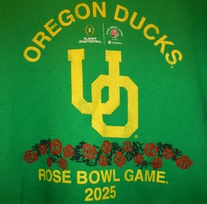Oregon Ducks 2025 ROSE BOWL CFP COLLEGE Football Playoff CREWNECK  SWEATSHIRT - Picture 1 of 3