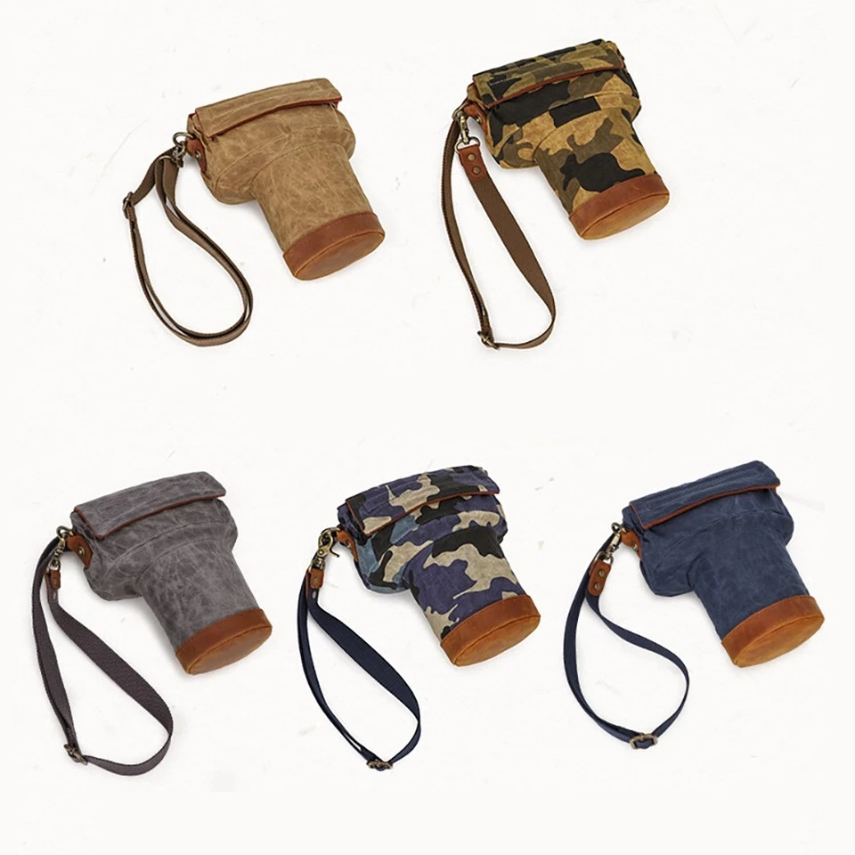 Воловья кожа амортизирующий и падение устойчивый наплечная сумка для Canon 90D/850D/1100D - Изображение 1 из 4