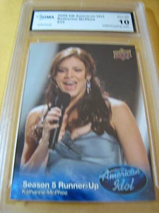 KATHARINE MCPHEE SEASON 5 RUNNER-UP 2009 UD AMERICAN IDOL # 012 GRADED 10 L@@@K - Picture 1 of 1