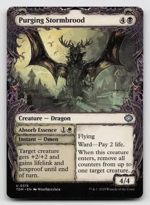 Purging Stormbrood (Showcase) U Tarkir: Dragonstorm 315 NM - Image 1 of 2