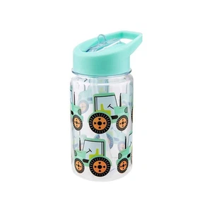 Sass & Belle Tractor Kids Water Bottle | 400ml BPA-Free Bottle with Straw Lid - Picture 1 of 1