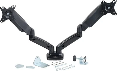 NEU Gasgefederter Doppel Monitor Schwenkarm für PC Halterung Ständer Homeoffice - Bild 1 von 4