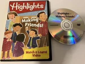 HIGHLIGHTS MAKING FRIENDS WATCH & LEARN DVD MOD 2019 KIDS IMAGINATION CREATIVITY - Picture 1 of 6