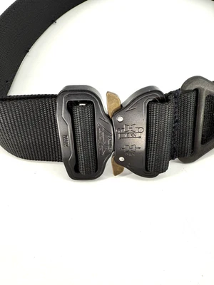 Viking Tactics VTAC Cobra Buckle Rigger Belt D-Ring Black AustriAlpin Nylon - Image 1 of 4