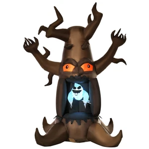 Árbol inflable fantasma flotante 8 pies 2,4 m con LED decoración exterior Halloween - Imagen 1 de 9