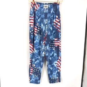 VTG California CraZee Wear Weight Lifting Gym Parachute Pajama Hammer Pants L - Picture 1 of 9