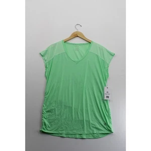T-shirt donna nuova con etichette Nine west verde active athleisure allenamento sportivo palestra media - Foto 1 di 6