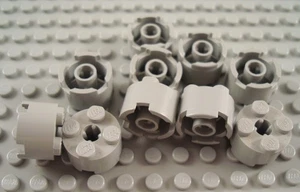 LEGO Lot of 10 Light Gray 2x2 Round Bricks - Picture 1 of 1