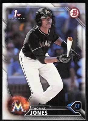 2016 Bowman Draft #BD-2 Thomas Jones   - FREE SHIPPING - Image 1 of 2