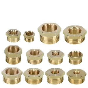 3/4" 1/2" 1" BSP Hex Bushing Brass Fitting Male/ Female Thread Reducing Fittings - Picture 1 of 14