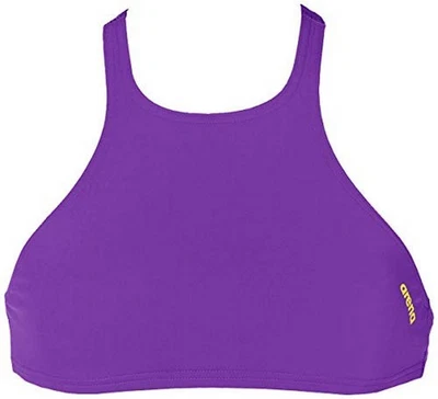 Top de bikini para mujer ARENA Rule Breaker Think Crop MaxLife púrpura XXS Foto 1 de 4