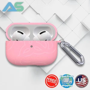 🐍 Razer THS Case w TPU Quartz PinkCover & Carabiner Clip for Apple Airpods Pro - Picture 1 of 9