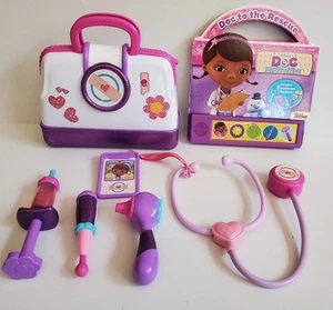 Doc McStuffins Doctor Medical Bag & Book Doc To The Rescue Complete Sounds Work - Picture 1 of 21