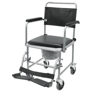 Drive Medical Toilettenstuhl fahrbar TRS 130 mit Eimer Armlehnen schwenkbar +HMV - Bild 1 von 4