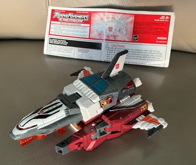 Transformers ENERGON JETFIRE  2003 & Manual (Missing Missile-Otherwise Complete) - Image 1 of 4