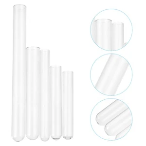 50 Pcs Glass Test Tube Scientific Experiments Mini Tubes with Caps - Picture 1 of 12
