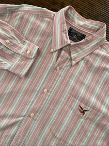 American Living Men’s Cotton Striped Long Sleeve Button Up Shirt Size XXL - Picture 1 of 11