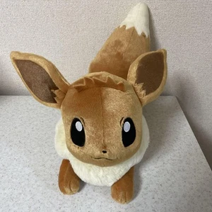 Pokemon Center Original Life-size Eevee Lying down Plush Doll toy New Japan - Picture 1 of 5