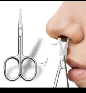Tijeras esenciales para recortar el cabello nariz bigote y barba - Imagen 1 de 2