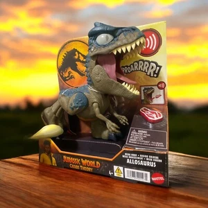 Modellino dinosauro Jurassic World Chaos Theory Mega Roar Sound Allosaurus - Foto 1 di 4