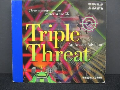 Triple Threat: An Arcade Adventure, PC, CD-ROM, Windows 95 / 3.1, IBM, 1995 - Image 1 of 4