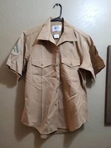 Khaki Shirt Short Sleeve 15 1/2 DLA LCPL USMC Uniform #2 - Picture 1 of 7