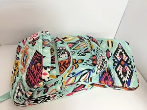Vera Bradley Backpack School Padded Backpack NWT - FREE Matching Sleeve! Pueblo - Picture 1 of 17