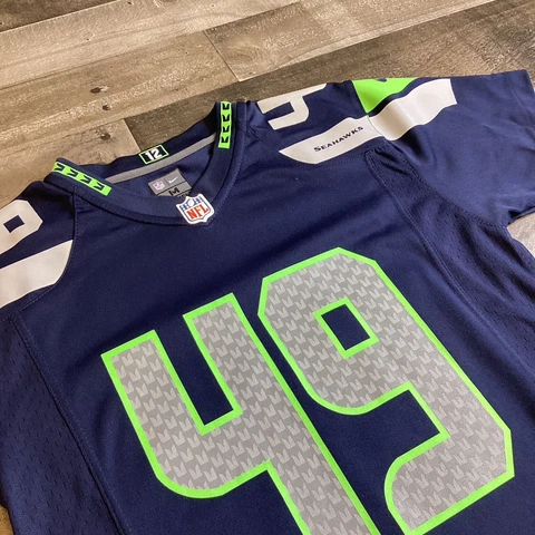 Nike On Field Griffin #26 Seattle Seahawks Blue Jersey Women's Size Medium Cover