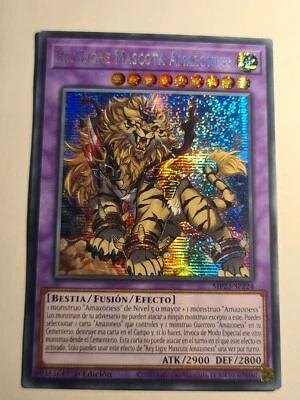 Amazoness Pet Liger King●YUGIOH●MP23●SECRET RARE●SPANISH●1st ED●NM●34325 - Image 1 of 2
