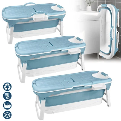 ACXIN Badewanne Erwachsene Faltbar Spa Bad Klappbar Beweglich Abnehmbarer Schwimmbad #