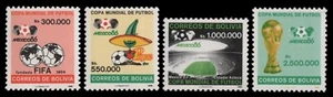 Bolivia 1986 - Mi-Nr. 1037-1040 ** - Estampillada sin montar o nunca montada - Fútbol / Fútbol - Imagen 1 de 1