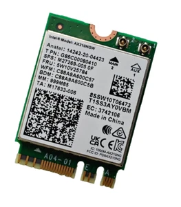 6GHz 160MHz Intel AX210NGW Wi-Fi 6E Wireless WiFi Cardfor Intel & AMD Platforms - Picture 1 of 4