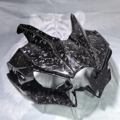 For KAWASAKI NINJA H2 H2R 15-23 Carbon Fiber Head Cover Fairing  Forged Glossy - Image 1 of 3