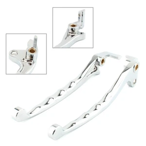 Front Brake & Clutch Levers Chrome Fit Honda GL1500 Goldwing 1500 1988-2000 - Picture 1 of 9
