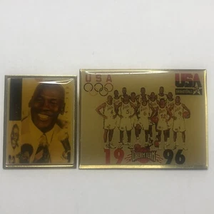 96 USA Basketball Olympisches Traumteam Vintage Pin Jordan O'Neal Pippen Malone Barkley - Bild 1 von 2