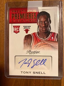 A74,428 - 2013-14 Prestige Prestigious Premieres Signatures #31 Tony Snell Auto - Picture 1 of 1