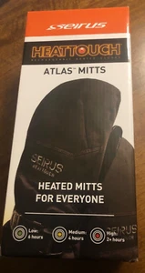 Seirus Heat Touch ST Atlas Men's Mitten Medium Black New Open Box - Picture 1 of 10