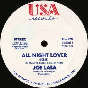 "Joe Lala - All Night Lover Us DJ 12" - Bild 1 von 1