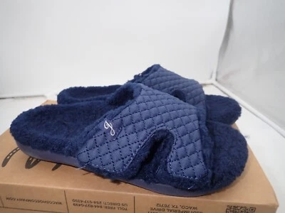 NUEVA Zapatilla Janie Spenco Para Mujer, Chaquetón Azul Marino 12 W Foto 1 de 4