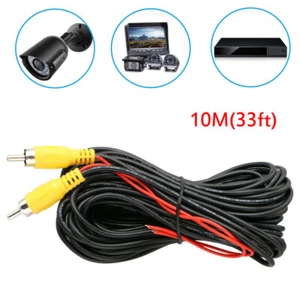 10M Car Video RCA Extension Cable for Rear View Backup Camera & Detection Wire - Picture 1 of 9