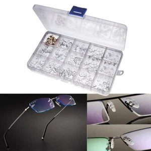 150 Paia Naselli Flessibili Silicone per Occhiali Vite in Occhiali Occhiali Occhiali da Sole - Foto 1 di 5