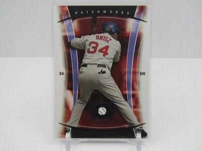 DAVID ORTIZ 2005 FLEER PATCHWORKS PURPLE 1/1!!- RED SOX!! - Image 1 of 2