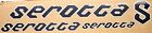 Genuine NOS Serotta Ultra Thin Bike Frame Decals OEM Charcoal / Silver Stickers
