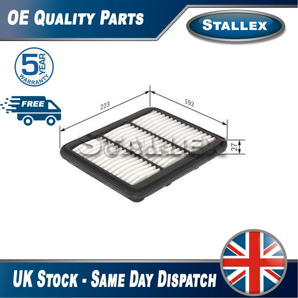 Filtro de aire Stallex 96591485 para Chevrolet Matiz 2005-2013 0,8 1,0 Foto 1 de 4