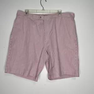 Peter Millar Seersucker Golfshorts Herren Gr. 38 rosa weiß gestreift Taschen - Bild 1 von 5