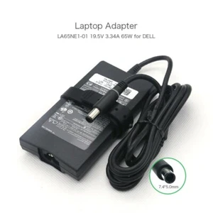 Véritable adaptateur secteur DELL 65W HA65NE1-00 LA65NE1-00 FA65NE1-00 PA-2E - Photo 1/6