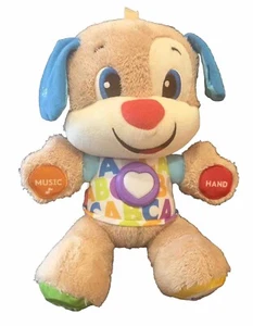 Fisher Price Laugh & Learn Stofftier Junge Welpe Hund Plüschtier Pädagogisch - Bild 1 von 9