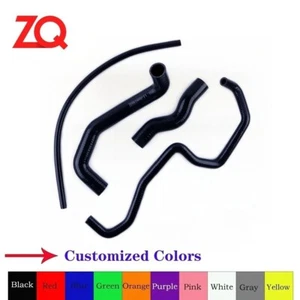 Silicone Radiator Coolant Hoses Black For 2003-2006 Nissan 350Z Infiniti G35 Z34 - Picture 1 of 15