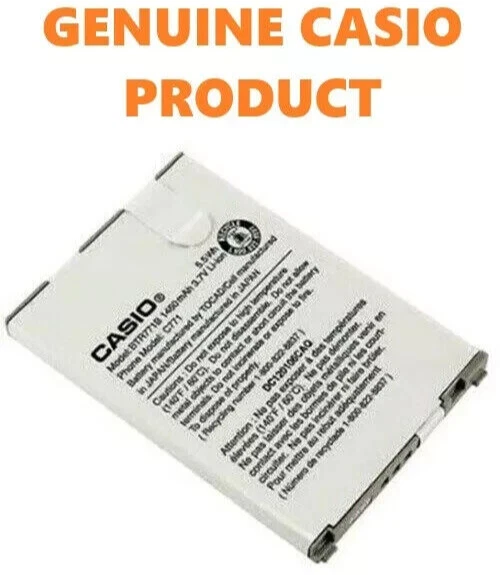 OEM  Casio BTR771B Replacement Battery 1460mAh Fits CASIO G'Zone Commando C771 - Image 1 of 1
