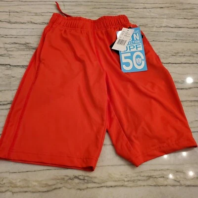 NWT - New Wes & Willy Boy's Red Performance Shorts SPF 50 Size S - Image 1 of 4